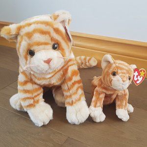 Ty Beanie Baby/Buddy Duo - Amber the Cat